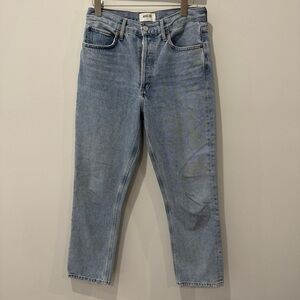 Agolde Size 27 Riley High Rise Straight Crop